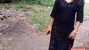 Bride in black dress engages in outdoor sex with lover (Official video by LocalSex31)